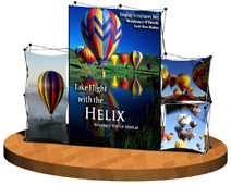 Helix Hybrid Trade Show Displays
