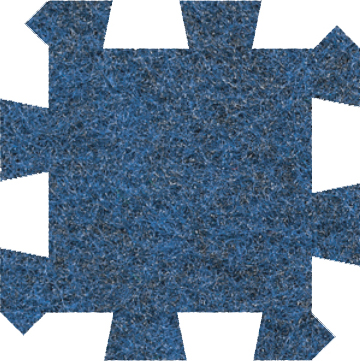 Blue Carpet Flooring