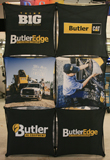 Butler Helix Fabric Graphic Display with 1x1 Skins