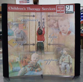 Children's Therapy Services 8' Graphic Display