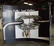 10' Vinyl Grahic Trade Show Display