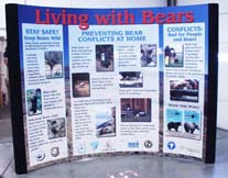 Living With Bears 10' Graphic Display Booth