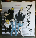 Aniplex Durarara 3x3 Fabric Graphic Pop up Display