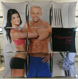 Engagment Diet 3x3 Fabric Graphic Display Booth