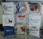 Novus 3x3 Fabric Graphic Pop up Display