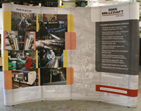 SMS Millcraft 10' Vinyl Graphic Display Booth