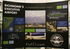 Richmond's Executive Airport Table Top Graphic Display