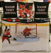 Carolina Hurricanes Ticket Services 3x3 Fabric Graphic Display