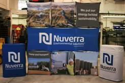 Nuverra 3x3 Stretch Fabric Trade Show Display