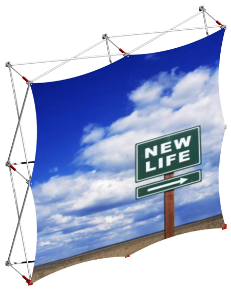 Xpressions 2x2 Stretch Fabric Displays