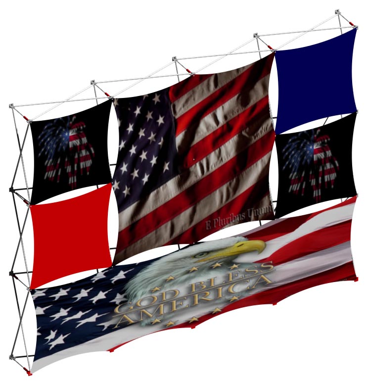 Xpressions 4x3 Stretch Fabric Displays